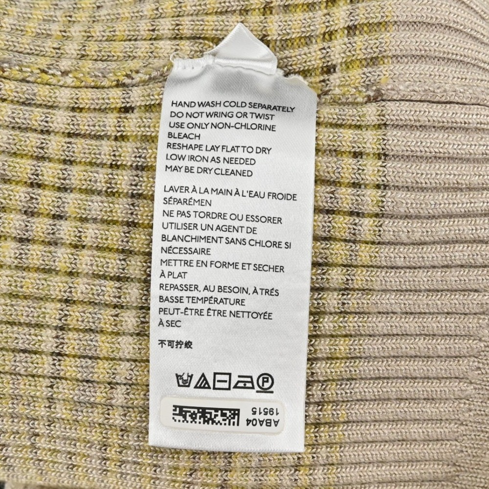 Anthropologie Jo Ribbed Knit Tank Womens Size XS Beige Striped Textured Bohemian - Picture 6 of 12